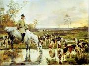 unknow artist Classical hunting fox, Equestrian and Beautiful Horses, 027. oil painting reproduction